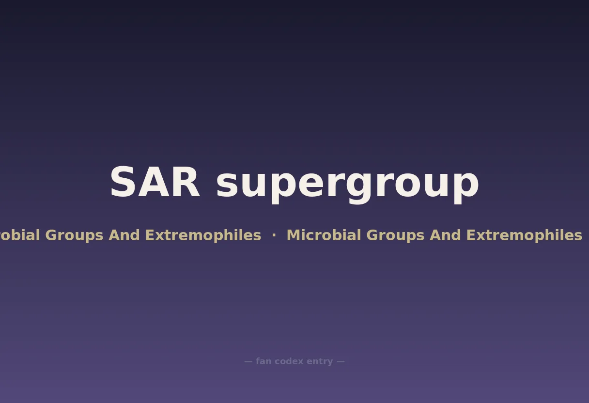 SAR supergroup