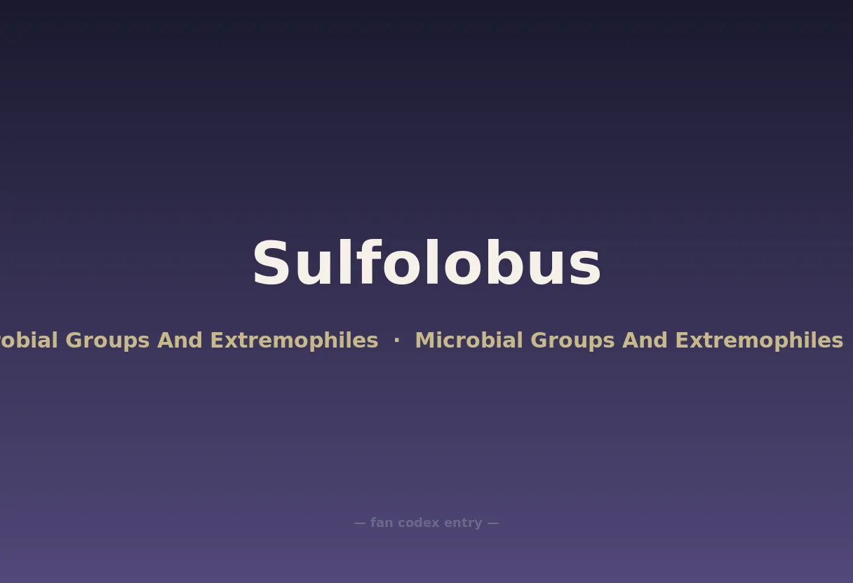 Sulfolobus